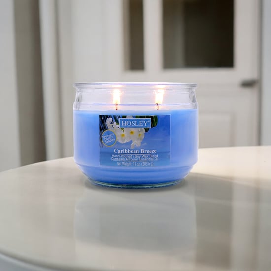 HOSLEY Caribbean Breeze Scented Jar Candle