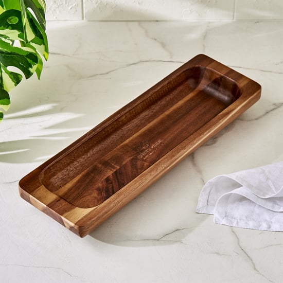 Chef's Pride Marion Acacia Wood Serving Platter - 32x10x4cm