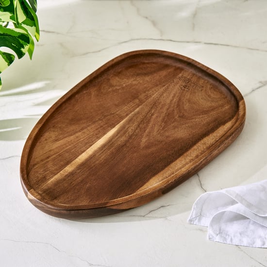 Chef's Pride Marion Acacia Wood Serving Platter - 20x30.5cm