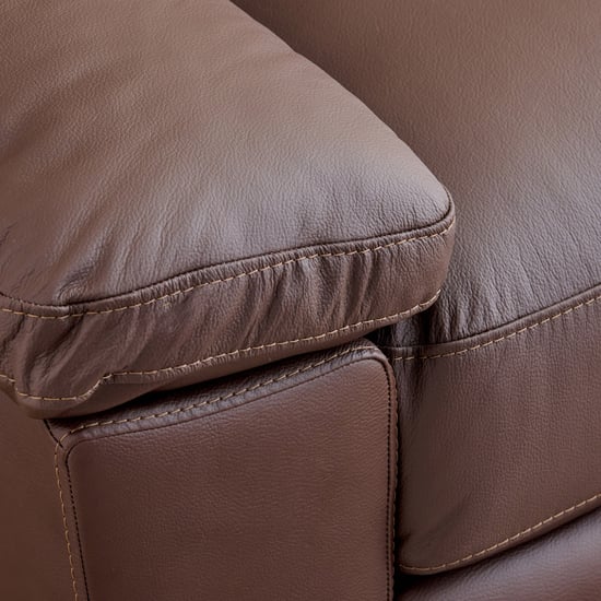 Winchester NXT Half Leather 3+2 Seater Sofa Set - Brown