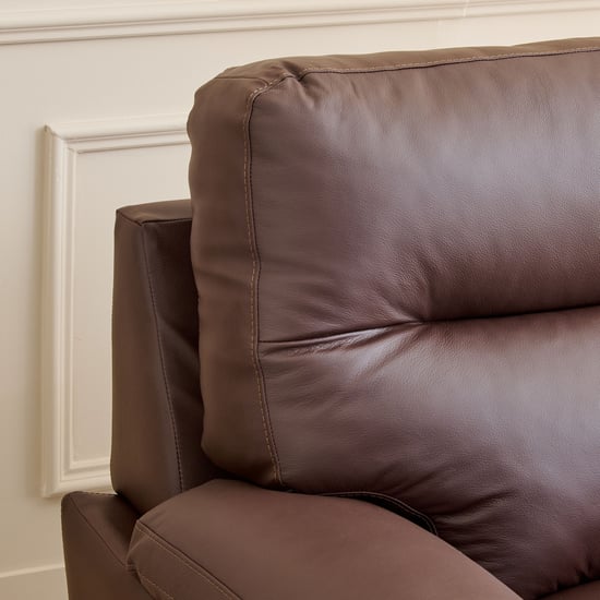Winchester NXT Half Leather 3+1+1 Seater Sofa Set - Brown