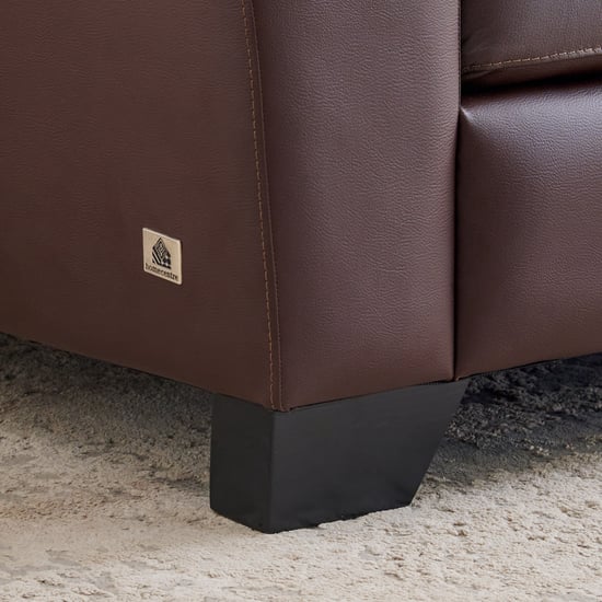 Winchester NXT Half Leather 3+1+1 Seater Sofa Set - Brown