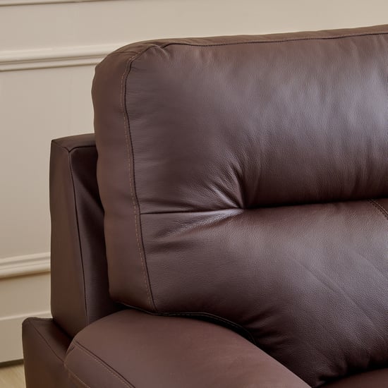 Winchester NXT Half Leather 3+1+1 Seater Sofa Set - Brown