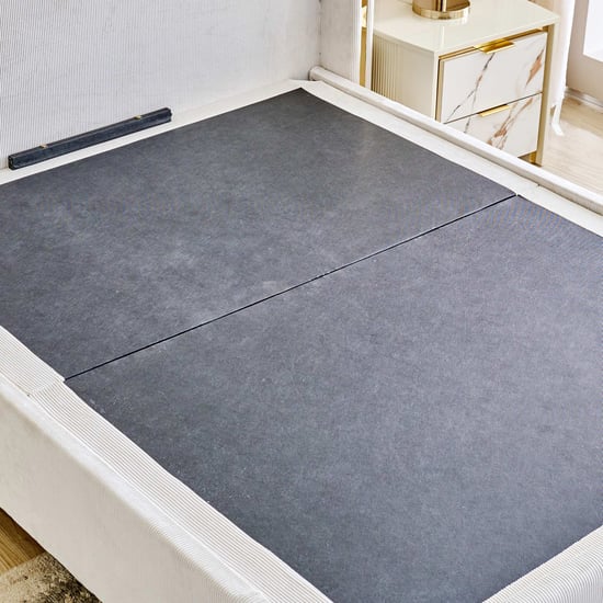 Modern Radiance Queen Bed with Hydraulic Storage - Cream