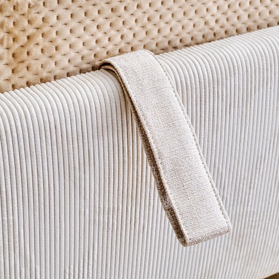 Modern Radiance Queen Bed with Hydraulic Storage - Cream