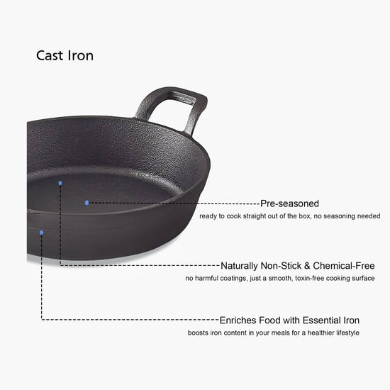 Terra Tales Sally Cast Iron Mini Frying Pan - 12cm