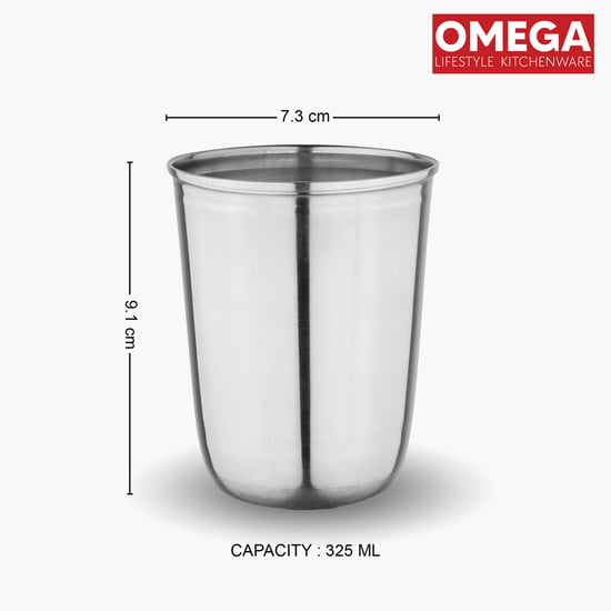 OMEGA 32Pcs Stainless Steel Dinner Set