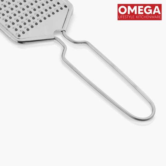 OMEGA Stainless Steel Grater with Wire Handle