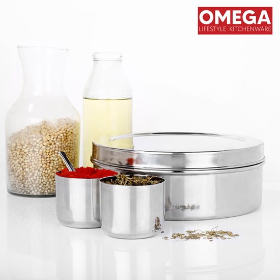 OMEGA Stainless Steel Spice Box - 1.9L