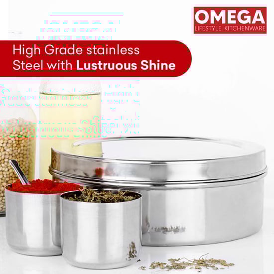 OMEGA Stainless Steel Spice Box - 2L