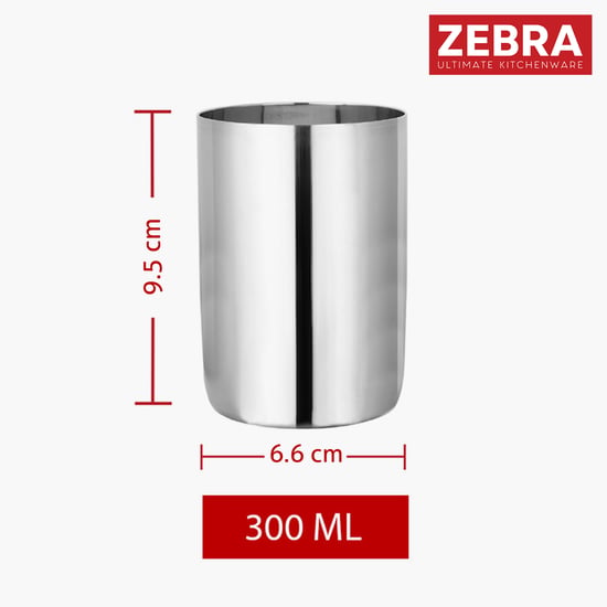 ZEBRA Set of 4 Stainless Steel Tumbler - 300ml