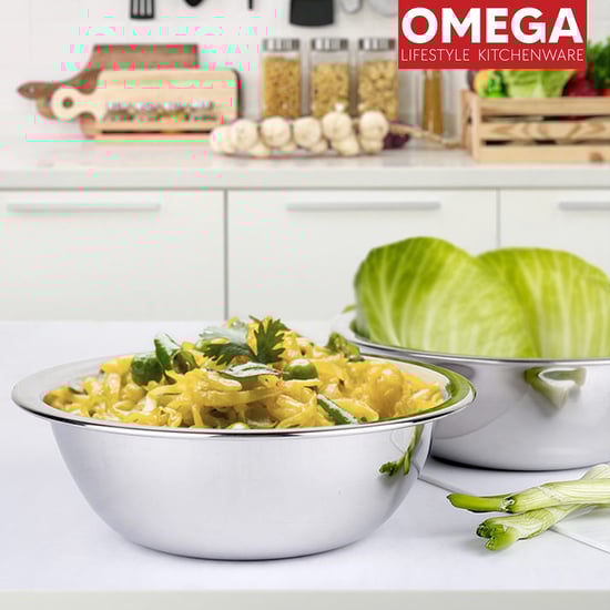 OMEGA Harmony Set of 3 Stainless Steel Serving Bowls