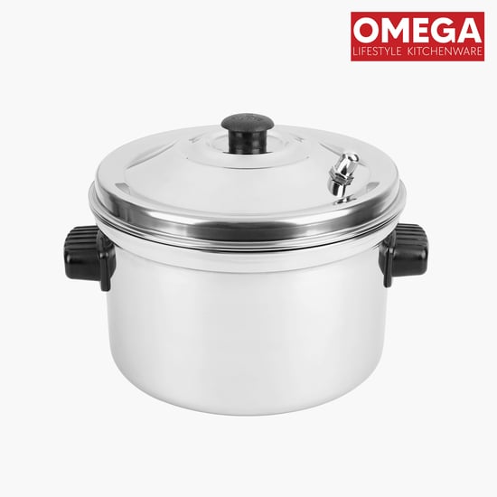 OMEGA Stainless Steel Idli Maker with Stand