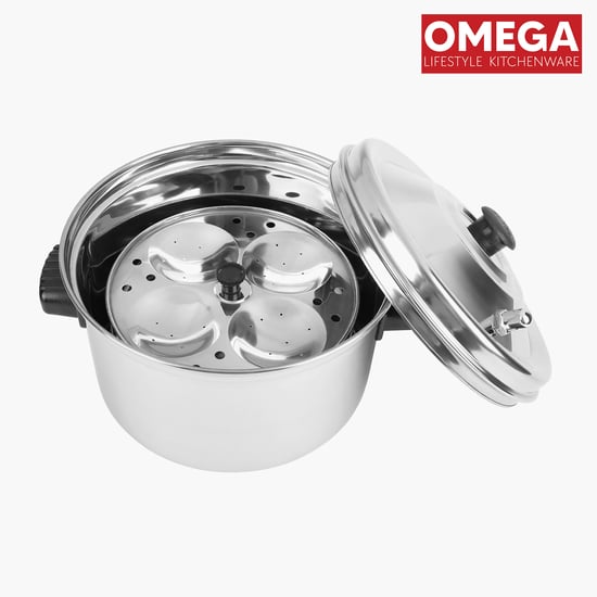 OMEGA Stainless Steel Idli Maker with Stand