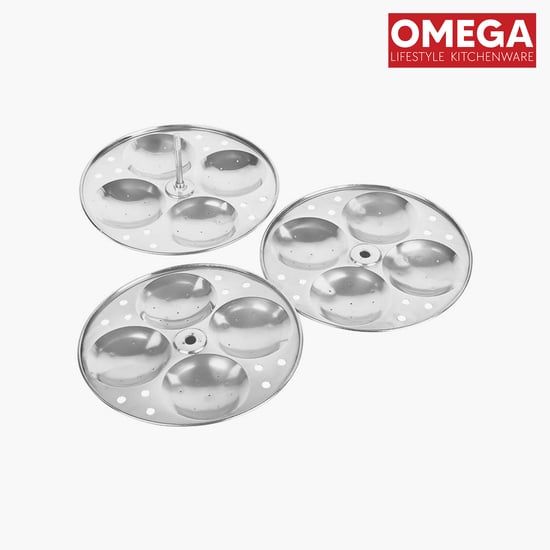 OMEGA Stainless Steel Idli Maker with Stand