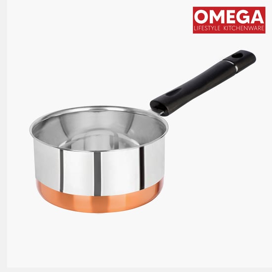OMEGA Elite 2Pcs Stainless Steel Copper Bottom Cookware Set