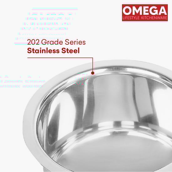 OMEGA 3Pcs Stainless Steel Copper Bottom Cookware Set