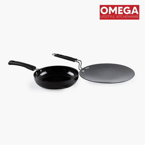 OMEGA G-Home 2 Pcs Hard Anodized Aluminium Cookware Set