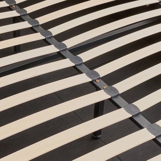 Helios Bravo Aden King Bed with Hydraulic Storage - Grey