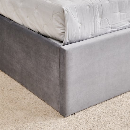 Helios Bravo Aden King Bed with Hydraulic Storage - Grey