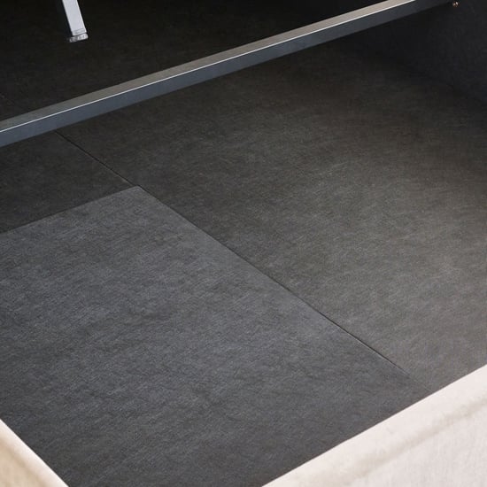 Helios Bravo Betty Queen Bed with Hydraulic Storage - Brown