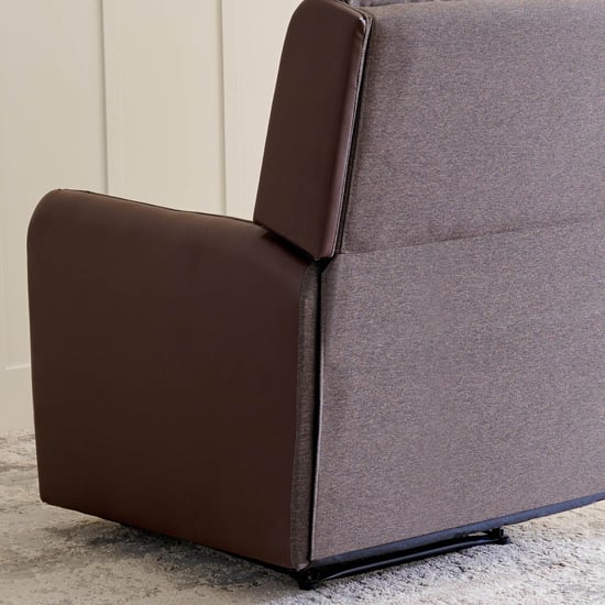 Rico Fabric 1-Seater Recliner - Brown
