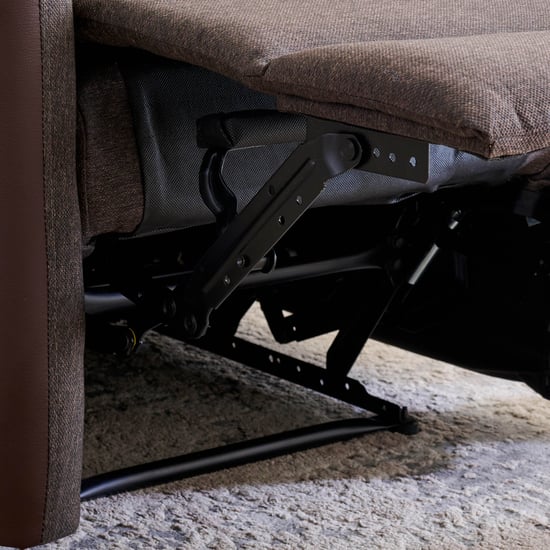Rico Fabric 1-Seater Recliner - Brown