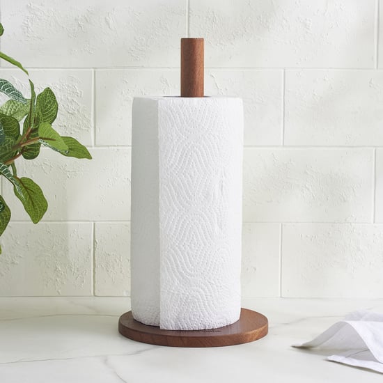 Chefs Pride Jepson Acacia Wood Kitchen Roll Holder
