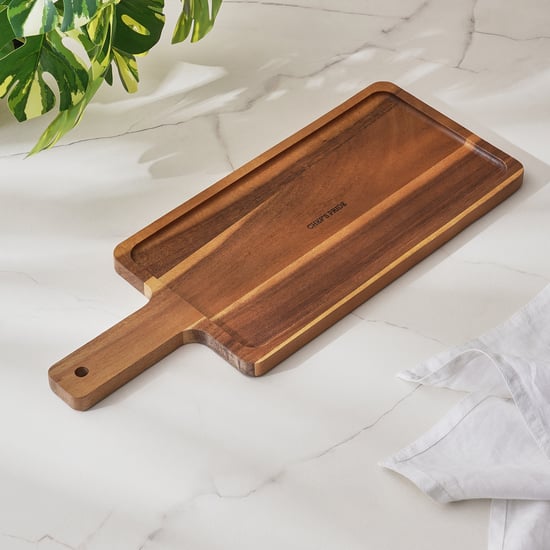 Chef's Pride Jepson Acacia Wood Serving Platter - 42x17cm