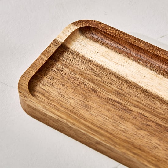 Chefs Pride Bristol Set of 2 Glass Condiment Jars with Acacia Wood Stand