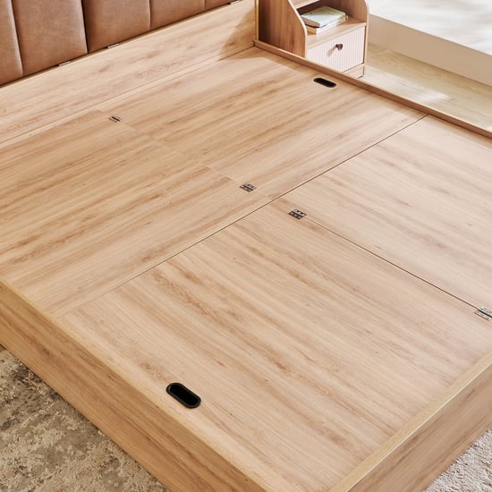 Lexus Savanna King Bed with Box Storage - Brown