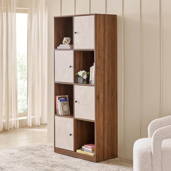Addison 4-Tier Book Cabinet - Brown