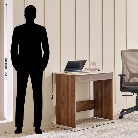 Addison Compact Study Desk - Brown