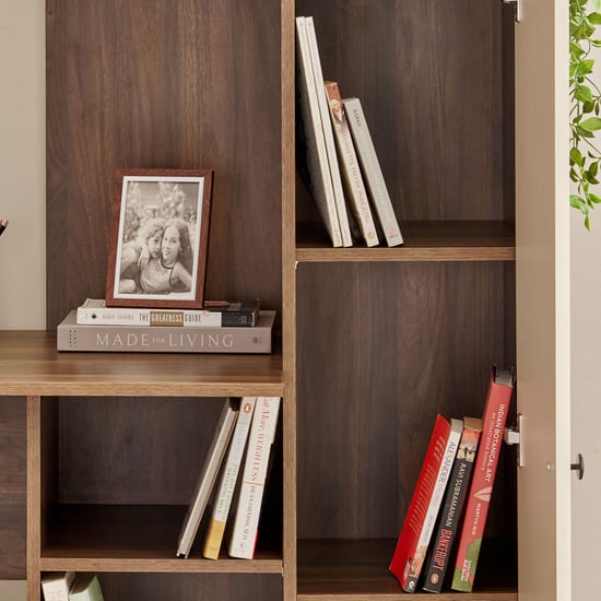 Addison Study Desk with Book Case - Walnut