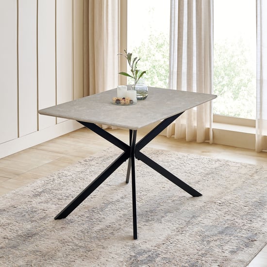 Voxen 4-Seater Dining Table - Grey