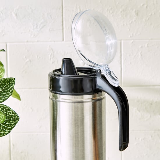 Glovia Oleo Stainless Steel Oil Dispenser with Handle - 1L