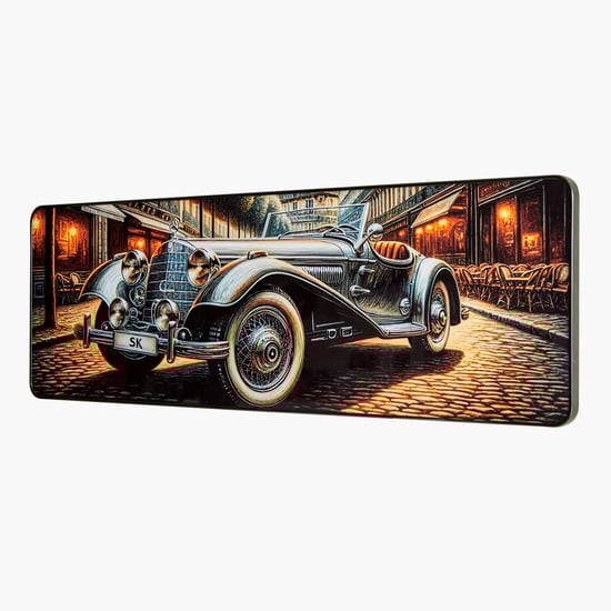 Aura Retro Car Print Picture Frame - 60x20cm