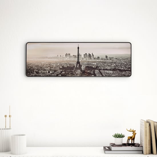 Aura View Wooden Paris Print Picture Frame - 60x20cm