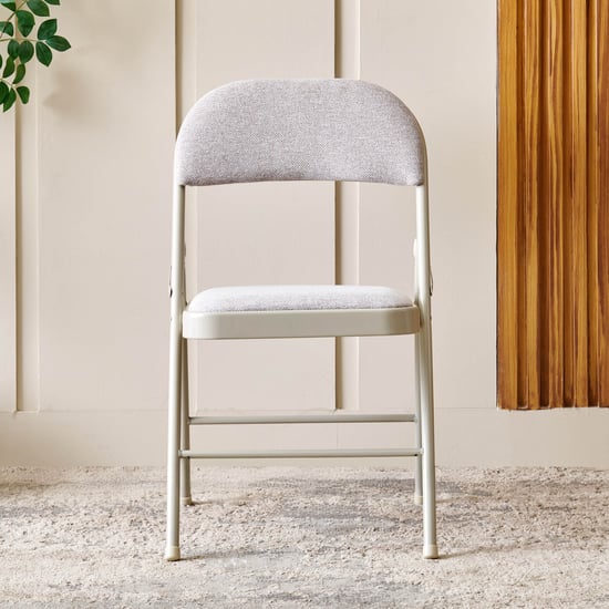 Melony Fabric Folding Chair - Beige