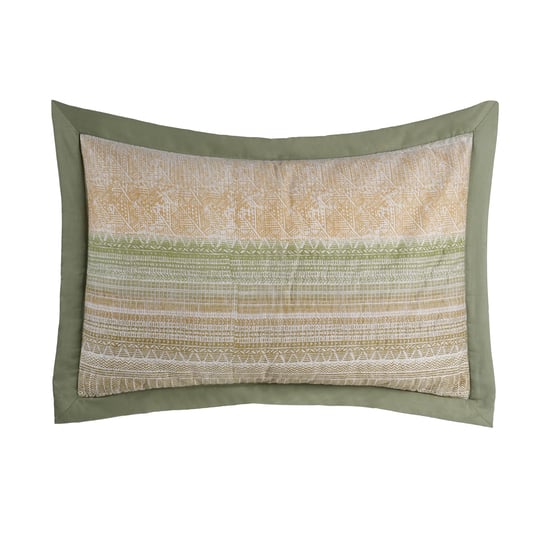 MASPAR Hues Indigenous Artisan Set of 2 Printed Pillow Shams - 75x50cm