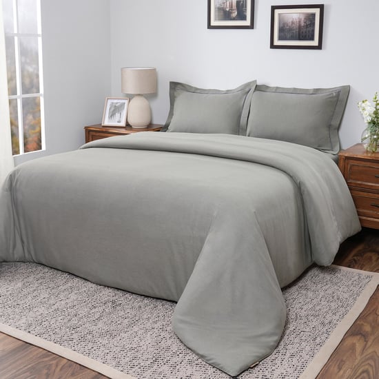 MASPAR Cotsmere Cotton 3Pcs Double Duvet Cover Set