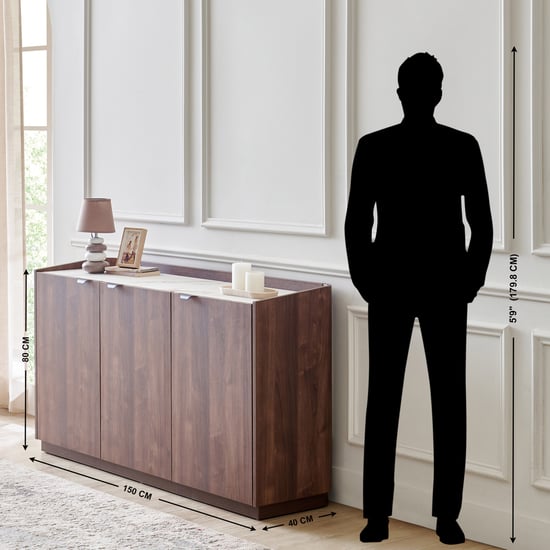Hadley 3-Door Sideboard - Walnut