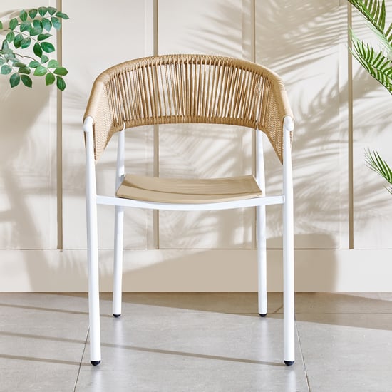 Toscano Metal Outdoor Chair - Beige