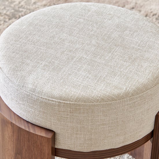 Hadley Fabric Dresser Stool - Beige