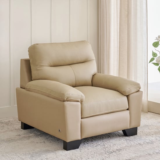 Winchester NXT Half Leather 3+2+1 Seater Sofa Set - Beige | Beige