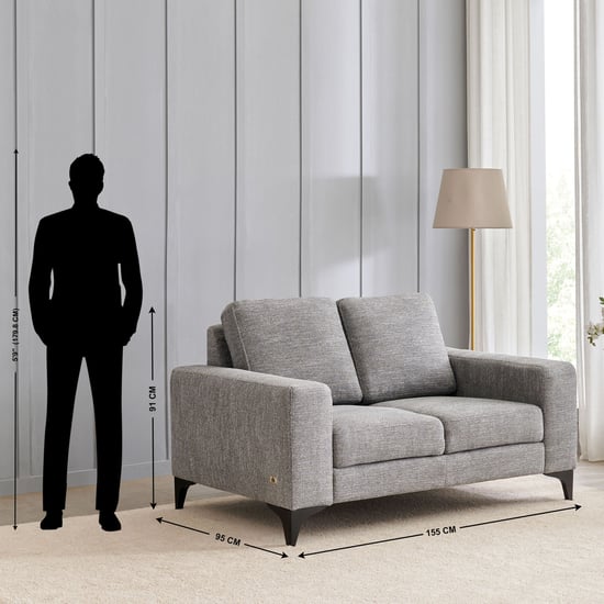Quebec NXT Fabric 3+2 Seater Sofa Set - Grey