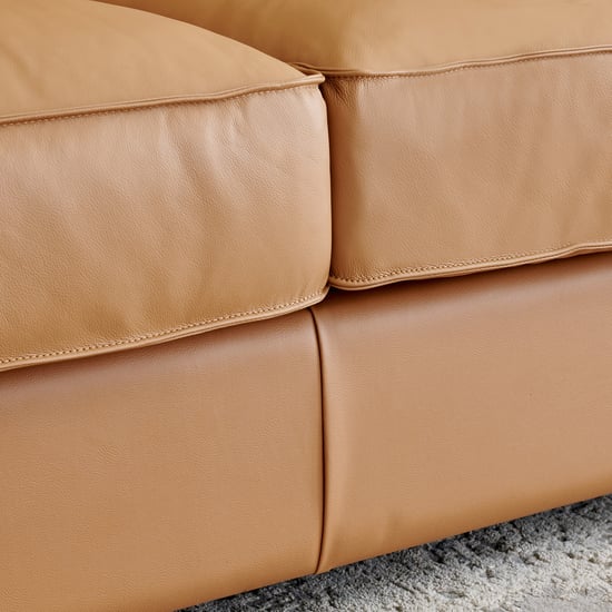 Sorrento NXT Half Leather 2-Seater Sofa - Tan