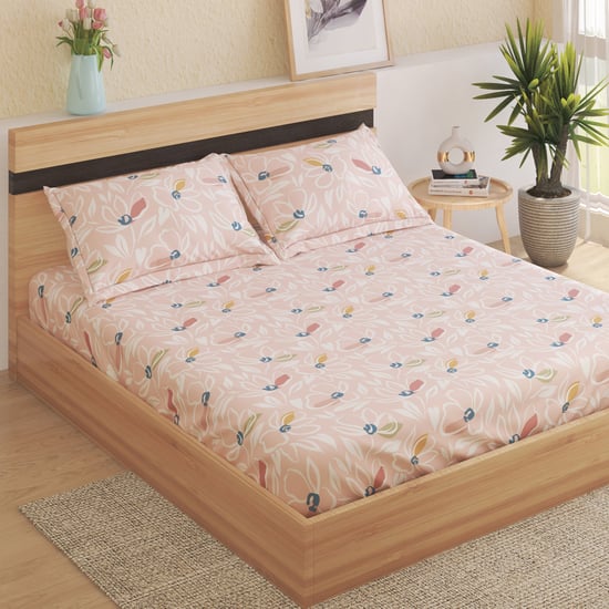 Juniper Printed 3Pcs Queen Bedsheet Set
