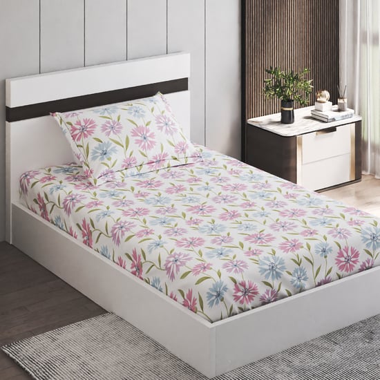 Juniper Mosedale Floral Print 2Pc Single Bedsheet Set