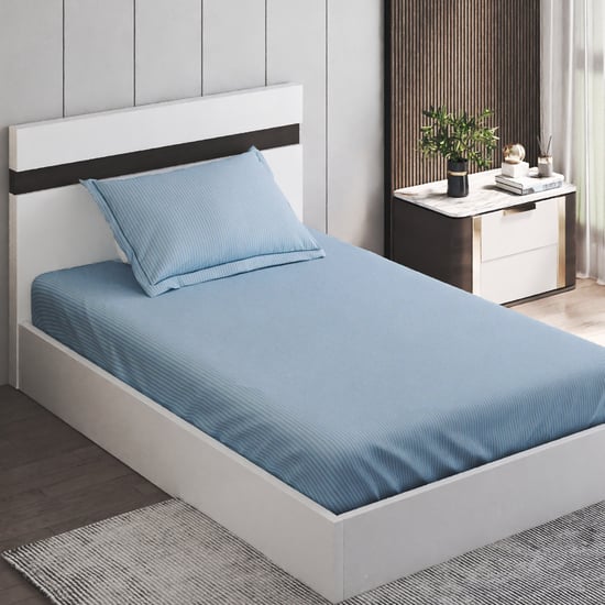 Juniper Parkar Striped 2Pcs Single Bedsheet Set